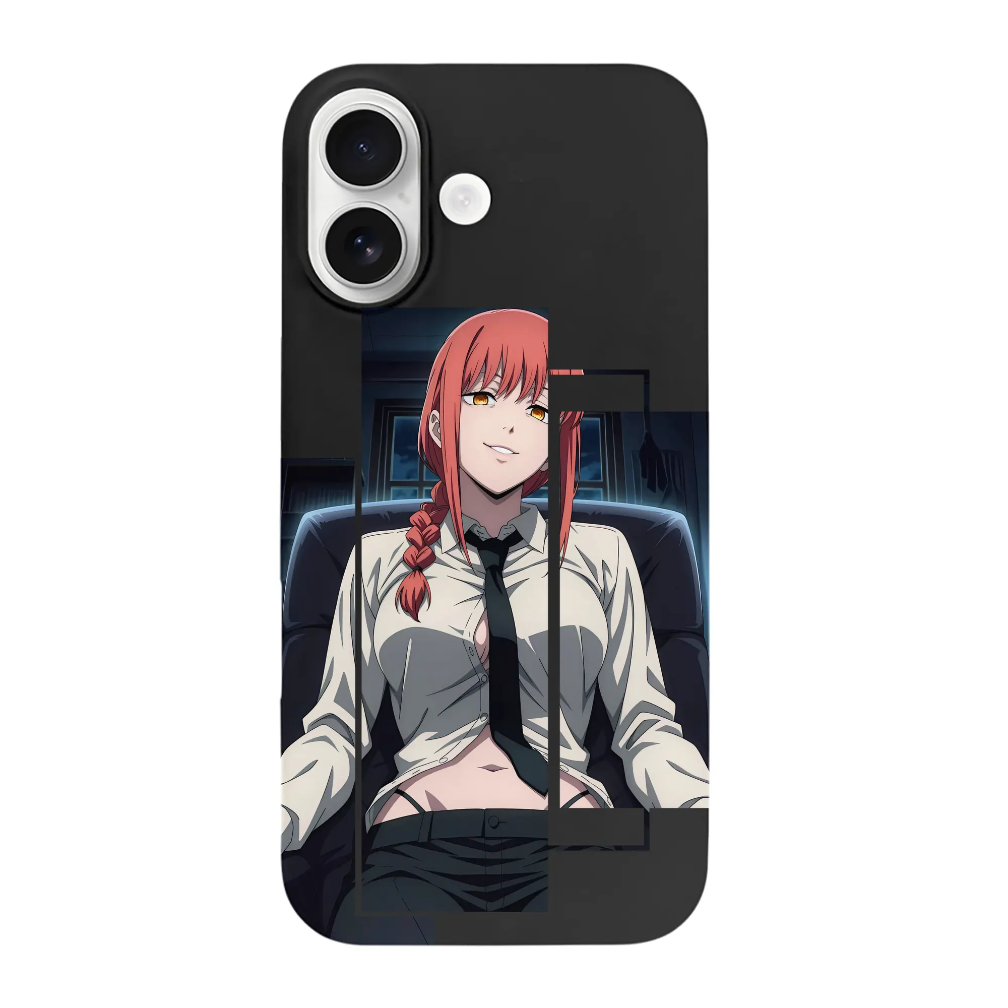 チェンソーマン グッズ,マキマ - iPhone 17 シリーズ シリコンケース 薄型 耐衝撃 指紋防止 ソフトタッチカバー 精密フィット 傷防止 保護ケース iPhone 17/17 Air/17 Pro/17 Pro Max 対応